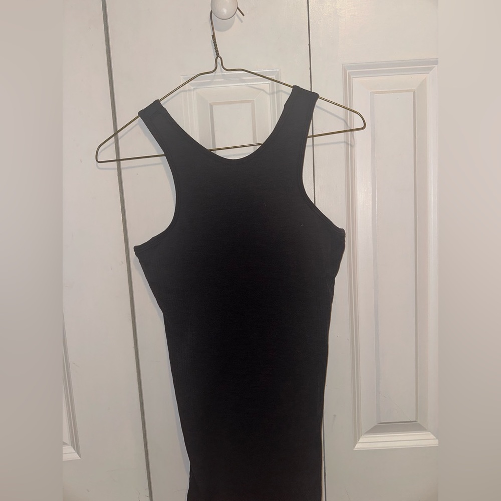 Black Lulu tank top